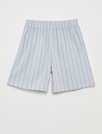 Pigiama corto t-shirt + shorts a righe - 2 pezzi
