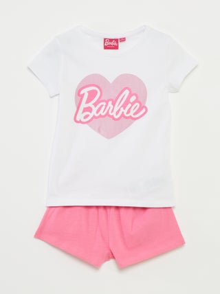 Pigiama corto t-shirt + shorts 'Barbie' - 2 pezzi