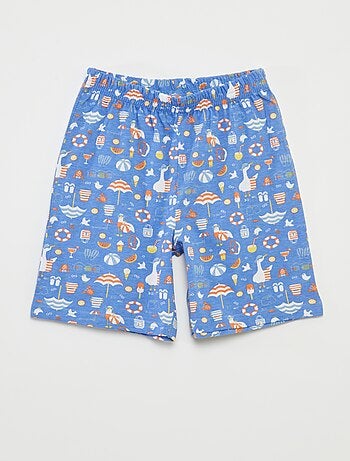 Pigiama corto t-shirt + shorts con stampa - 2 pezzi
