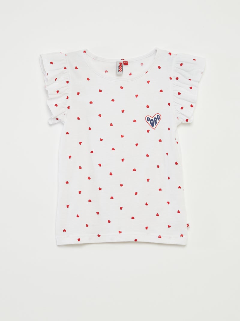 Pigiama corto t-shirt + shorts 'Festa della mamma' - 2 pezzi ROSSO - Kiabi