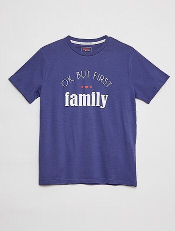 Pigiama corto t-shirt + shorts in jersey - 2 pezzi