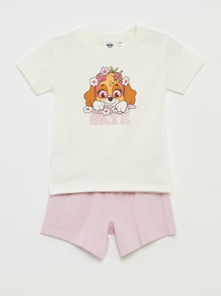 Pigiama corto t-shirt + shorts 'Paw Patrol' - 2 pezzi