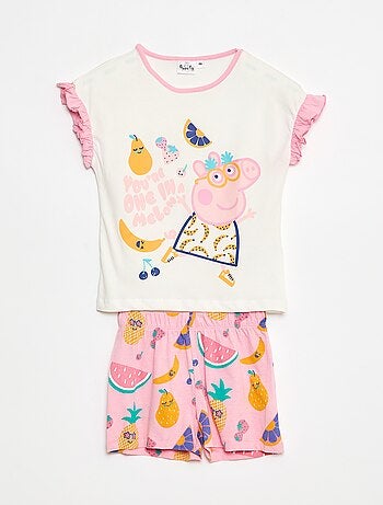 Pigiama corto t-shirt + shorts 'Peppa Pig' - 2 pezzi