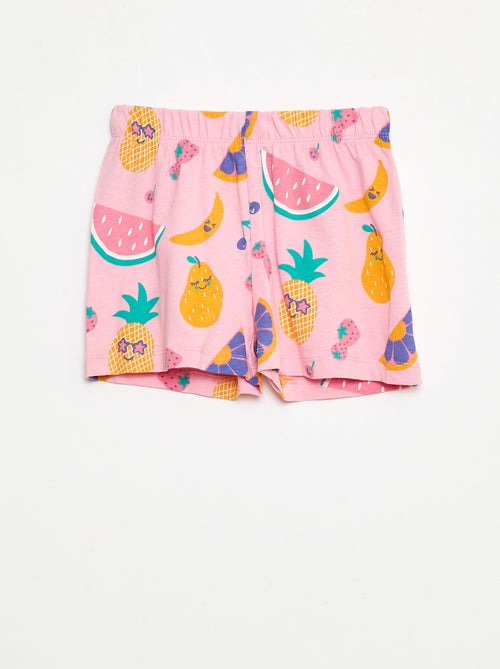 Pigiama corto t-shirt + shorts 'Peppa Pig' - 2 pezzi - Kiabi