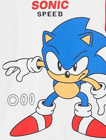Pigiama corto t-shirt + shorts 'Sonic' - 2 pezzi