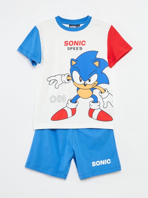 Pigiama corto t-shirt + shorts 'Sonic' - 2 pezzi - Kiabi