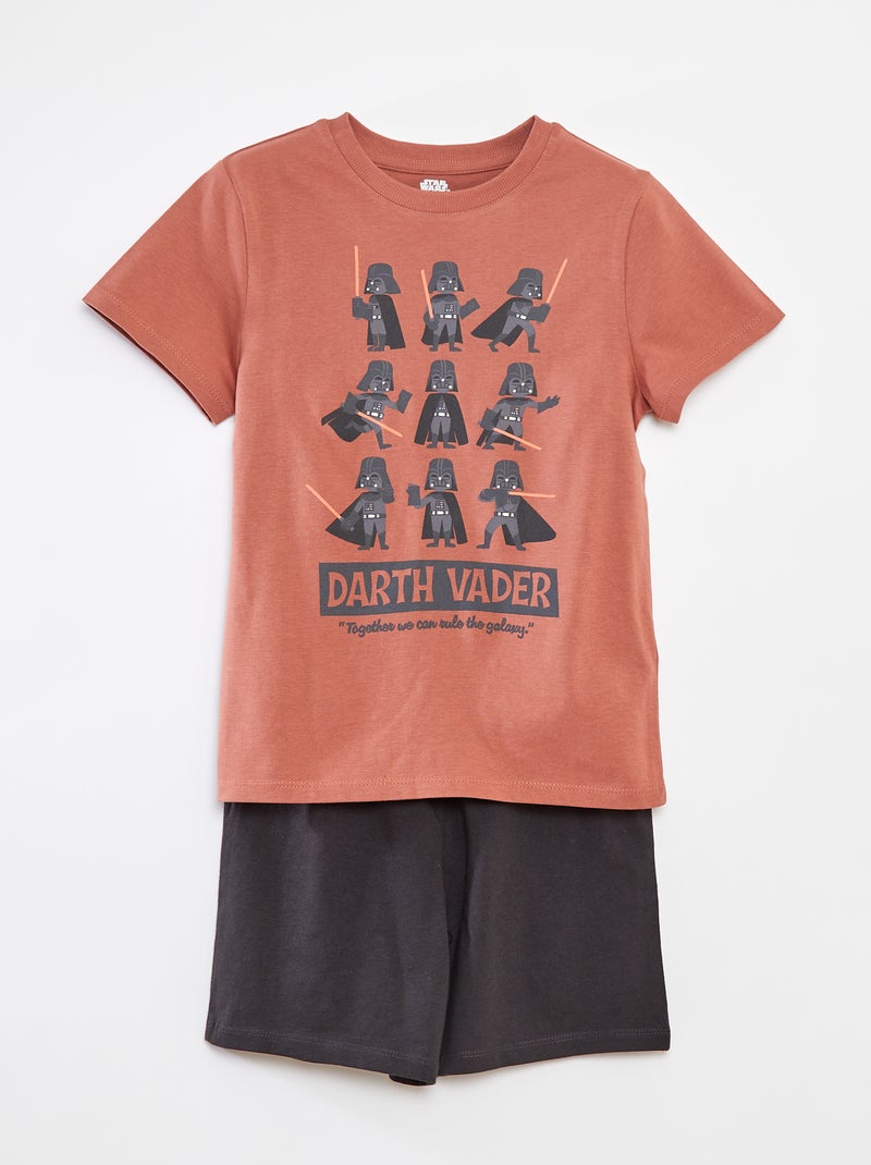 Pigiama corto t-shirt + shorts 'Star Wars' - 2 pezzi Marrone - Kiabi