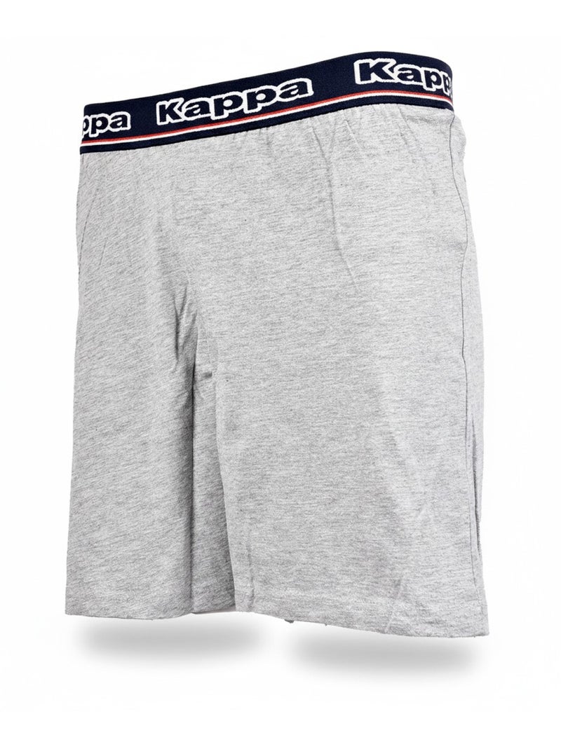 Pigiama Corto Uomo KAPPA Cotone Blu grigio - Kiabi