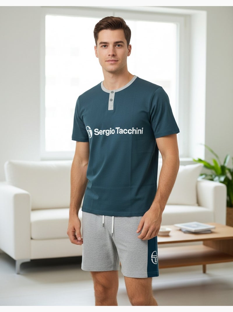 Pigiama Corto Uomo SERGIO TACCHINI Cachi - Kiabi