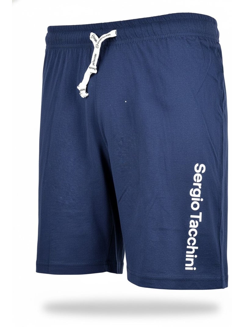 Pigiama Corto Uomo SERGIO TACCHINI Grigio blu marino - Kiabi