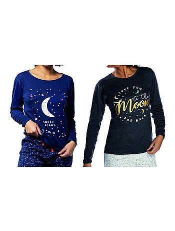 Pigiama cotone donna MELISSA BROWN - Confezione da 2