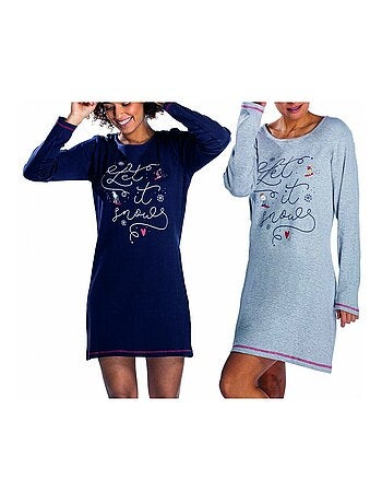 Pigiama cotone MELISSA BROWN - Confezione da 2
