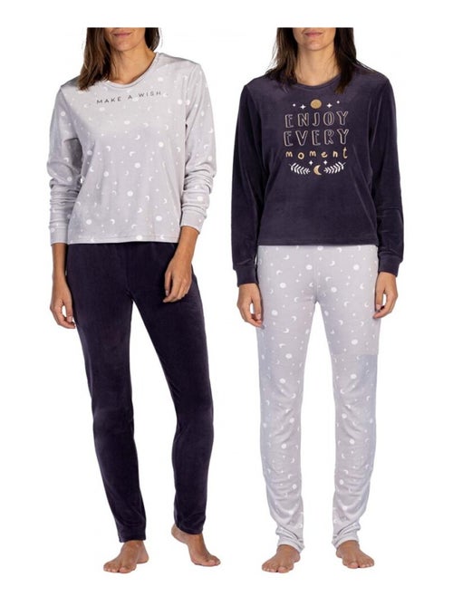 Pigiama cotone MELISSA BROWN - Confezione da 2 - Kiabi