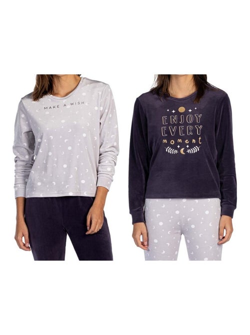 Pigiama cotone MELISSA BROWN - Confezione da 2 - Kiabi