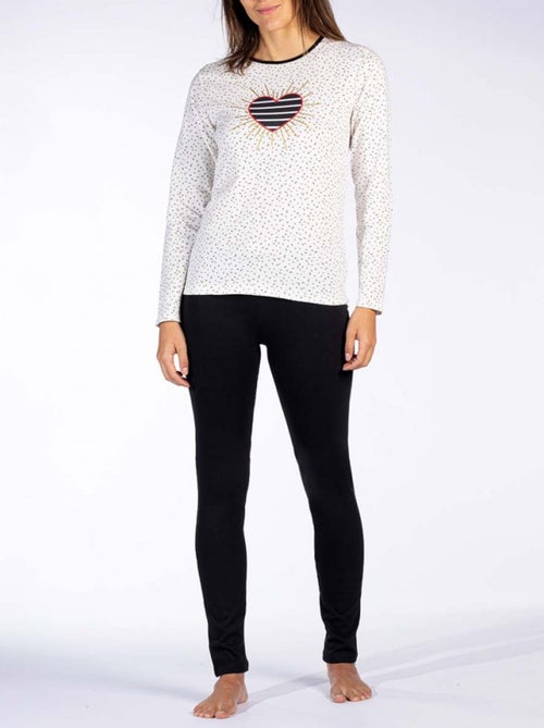 Pigiama cotone MELISSA BROWN - Confezione da 2 - Kiabi