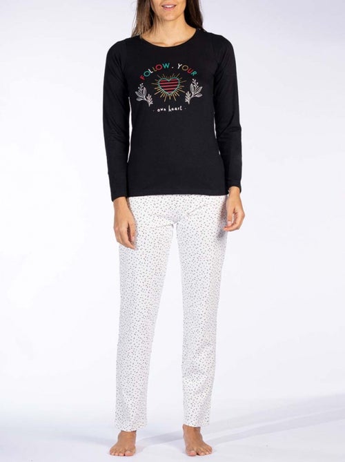 Pigiama cotone MELISSA BROWN - Confezione da 2 - Kiabi