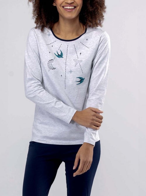 Pigiama COTONE MELISSA BROWN - Confezione da 2 - Kiabi