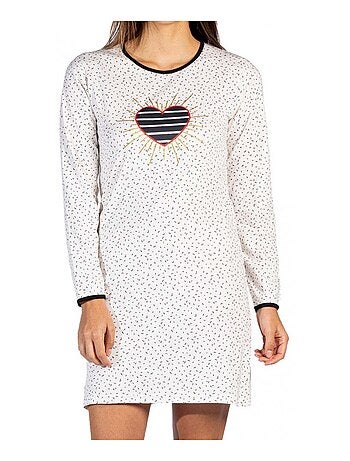 Pigiama cotone Melissa marrone MELISSA