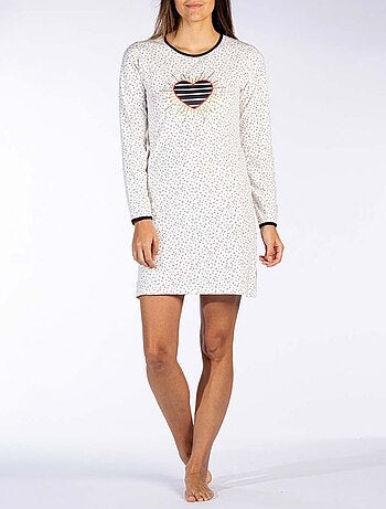 Pigiama cotone Melissa marrone MELISSA