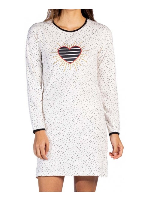 Pigiama cotone Melissa marrone MELISSA - Kiabi Pigiama cotone Melissa marrone MELISSA - Kiabi