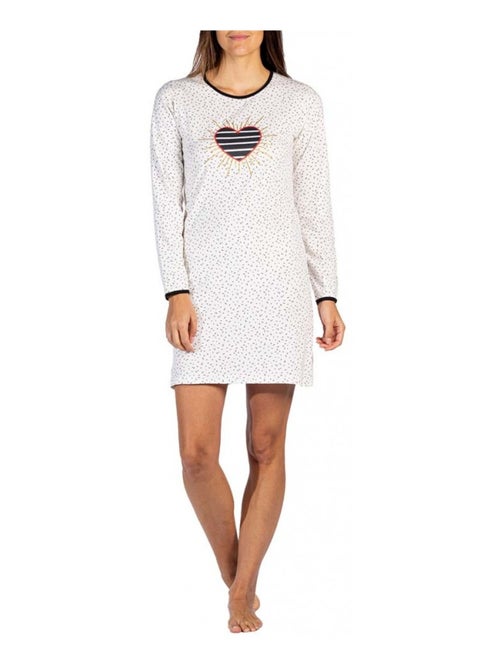 Pigiama cotone Melissa marrone MELISSA - Kiabi Pigiama cotone Melissa marrone MELISSA - Kiabi