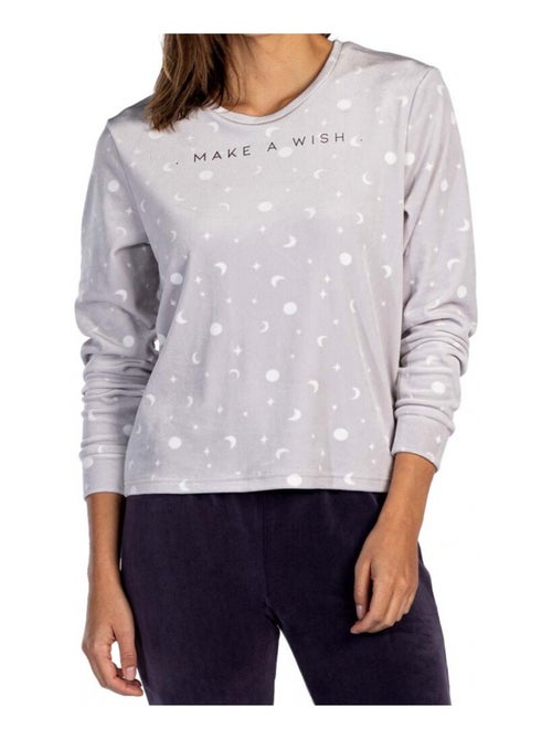 Pigiama cotone Melissa marrone MELISSA - Kiabi Pigiama cotone Melissa marrone MELISSA - Kiabi