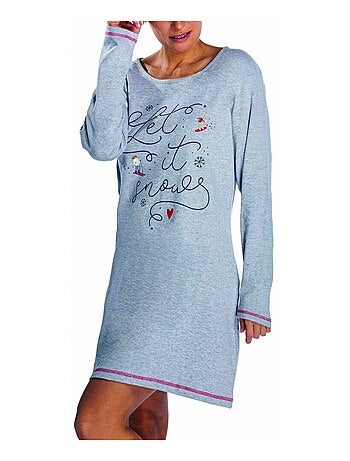 Pigiama cotone Melissa marrone MELISSA