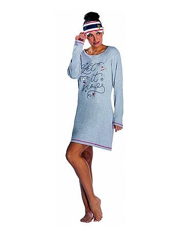 Pigiama cotone Melissa marrone MELISSA