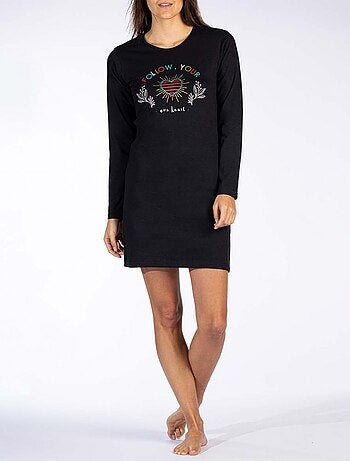 Pigiama cotone Melissa marrone MELISSA