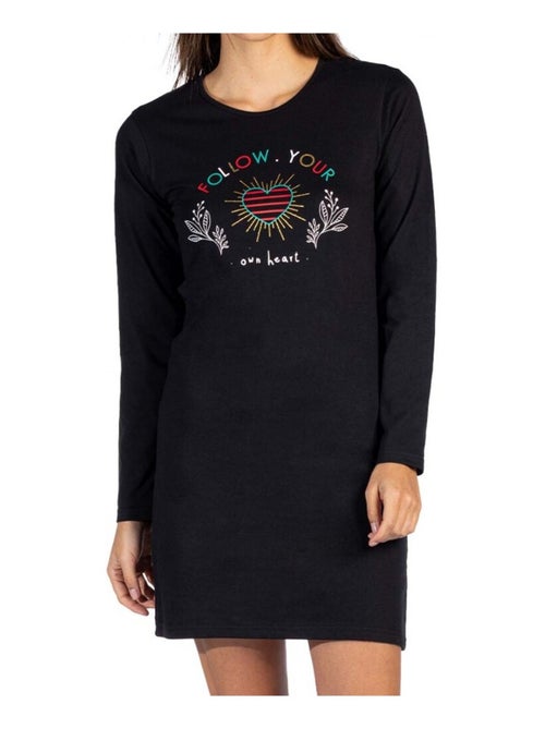 Pigiama cotone Melissa marrone MELISSA - Kiabi Pigiama cotone Melissa marrone MELISSA - Kiabi