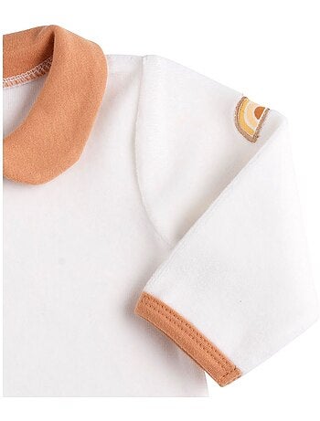 Pigiama da bambino in velluto a maniche - SAUTHON