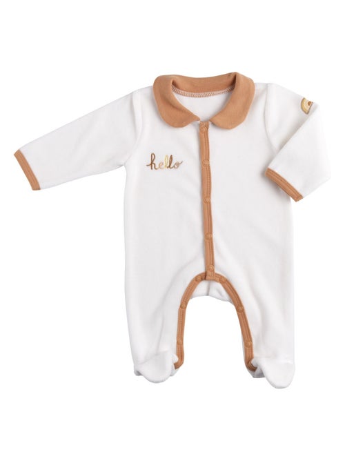 Pigiama da bambino in velluto a maniche - SAUTHON - Kiabi