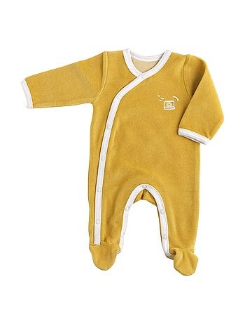 Pigiama da bambino in velluto a maniche - SAUTHON