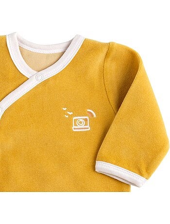 Pigiama da bambino in velluto a maniche - SAUTHON