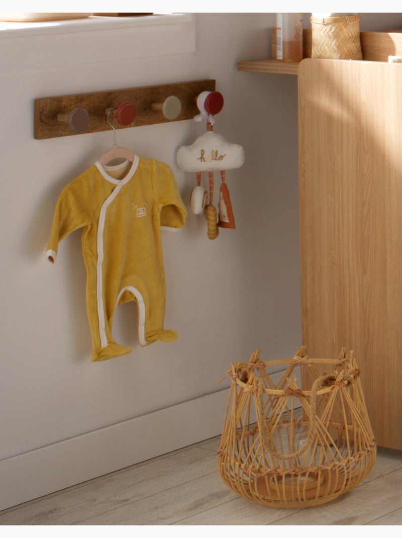 Pigiama da bambino in velluto a maniche - SAUTHON Giallo - Kiabi