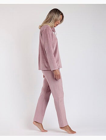 Pigiama da donna ADMAS LUXURY in velluto a maniche lunghe