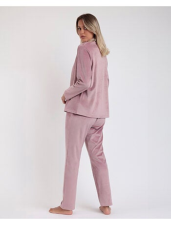Pigiama da donna ADMAS LUXURY in velluto a maniche lunghe