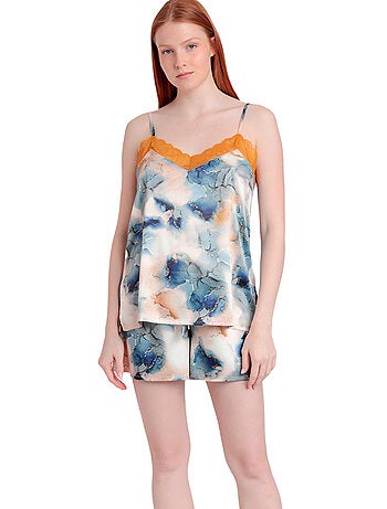 Pigiama da donna con spalline a forma di piastrelle ADMAS LUXURY