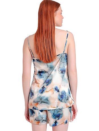 Pigiama da donna con spalline a forma di piastrelle ADMAS LUXURY
