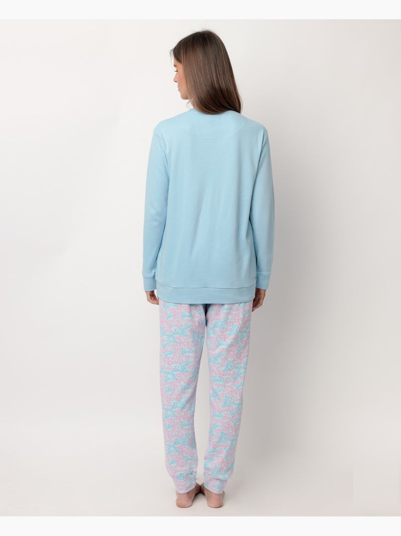 Pigiama da sci a maniche lunghe da donna BARBIE Blu - Kiabi