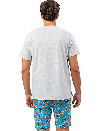 Pigiama da spiaggia a maniche corte da uomo DISNEY Stitch