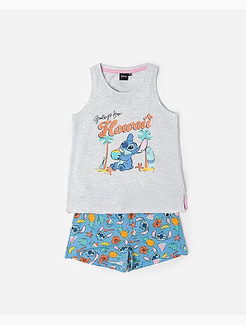 Pigiama da spiaggia a maniche corte DISNEY Stitch per bambine