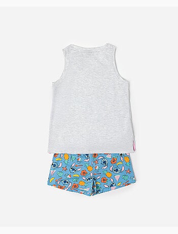 Pigiama da spiaggia a maniche corte DISNEY Stitch per bambine