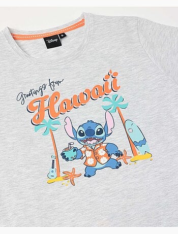 Pigiama da spiaggia a maniche corte DISNEY Stitch per bambini