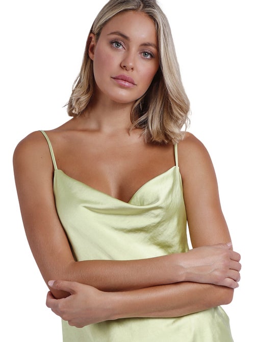 Pigiama da sposa con spalline in raso di lusso ADMAS CLASSIC da donna - Kiabi Pigiama da sposa con spalline in raso di lusso ADMAS CLASSIC da donna - Kiabi