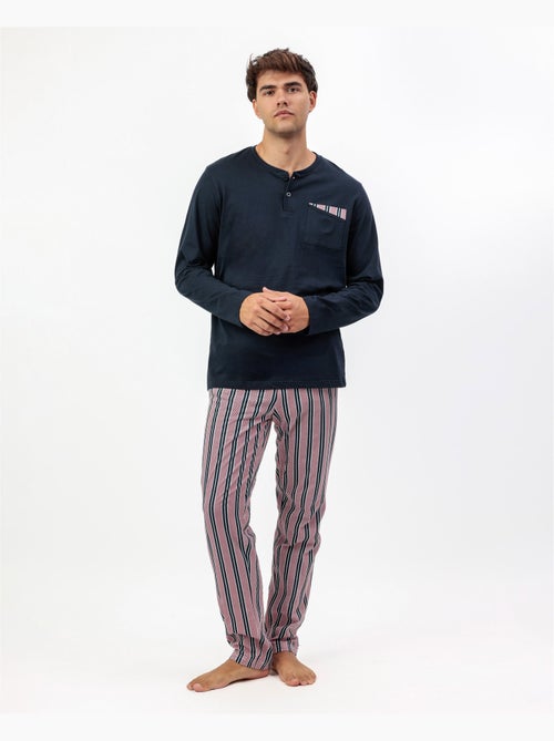 Pigiama da uomo a maniche lunghe ADMAS CLASSIC - Kiabi Pigiama da uomo a maniche lunghe ADMAS CLASSIC - Kiabi
