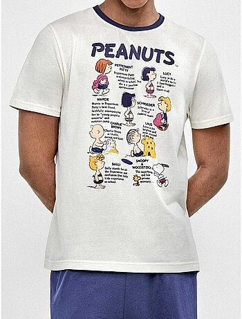 Pigiama da uomo con stampa Peanuts