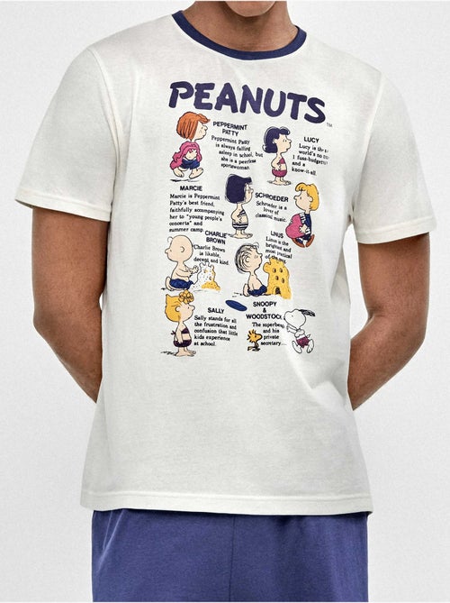 Pigiama da uomo con stampa Peanuts - Kiabi Pigiama da uomo con stampa Peanuts - Kiabi