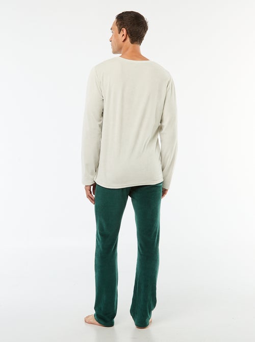 Pigiama da uomo motivo Babbo Natale - Kiabi