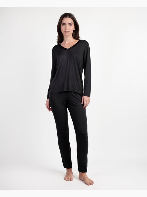 Pigiama di lusso a maniche lunghe da donna ADMAS LUXURY - Kiabi Pigiama di lusso a maniche lunghe da donna ADMAS LUXURY - Kiabi